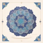 بشقاب مینا کاری سایز 25