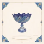کاسه پایه دار15/5*16